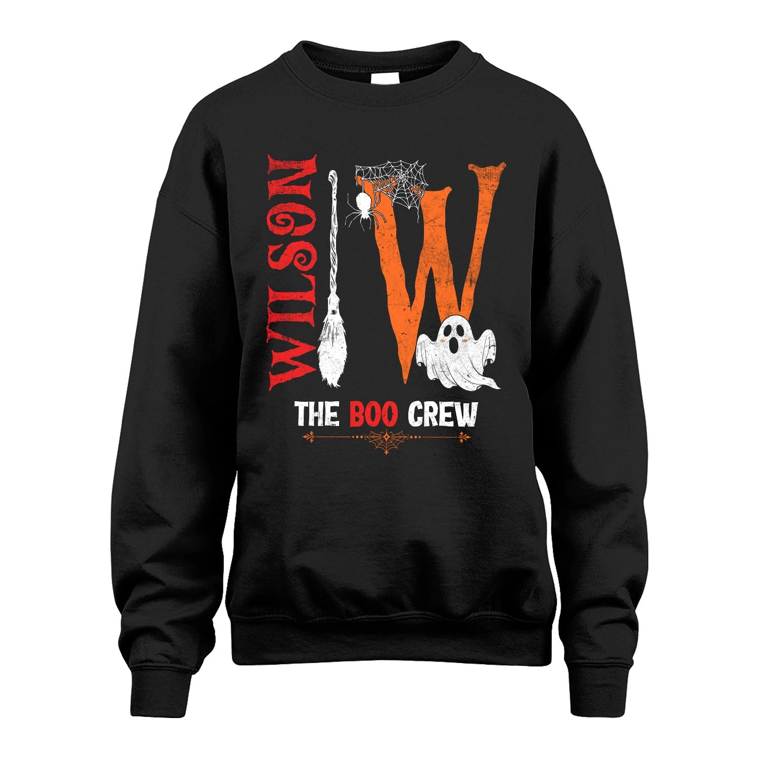 The Boo Crew Halloween With Your Name Shirt WILSON M1-23