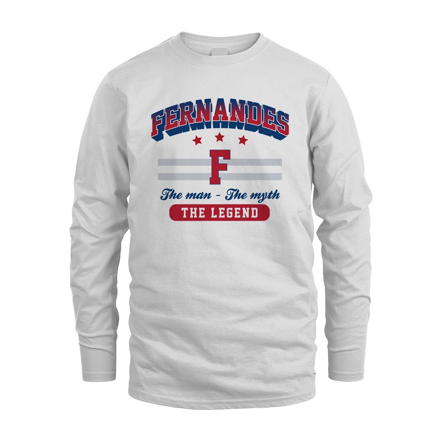 The Man The Myth The Legend With Your Name Shirt FERNANDES M1-35