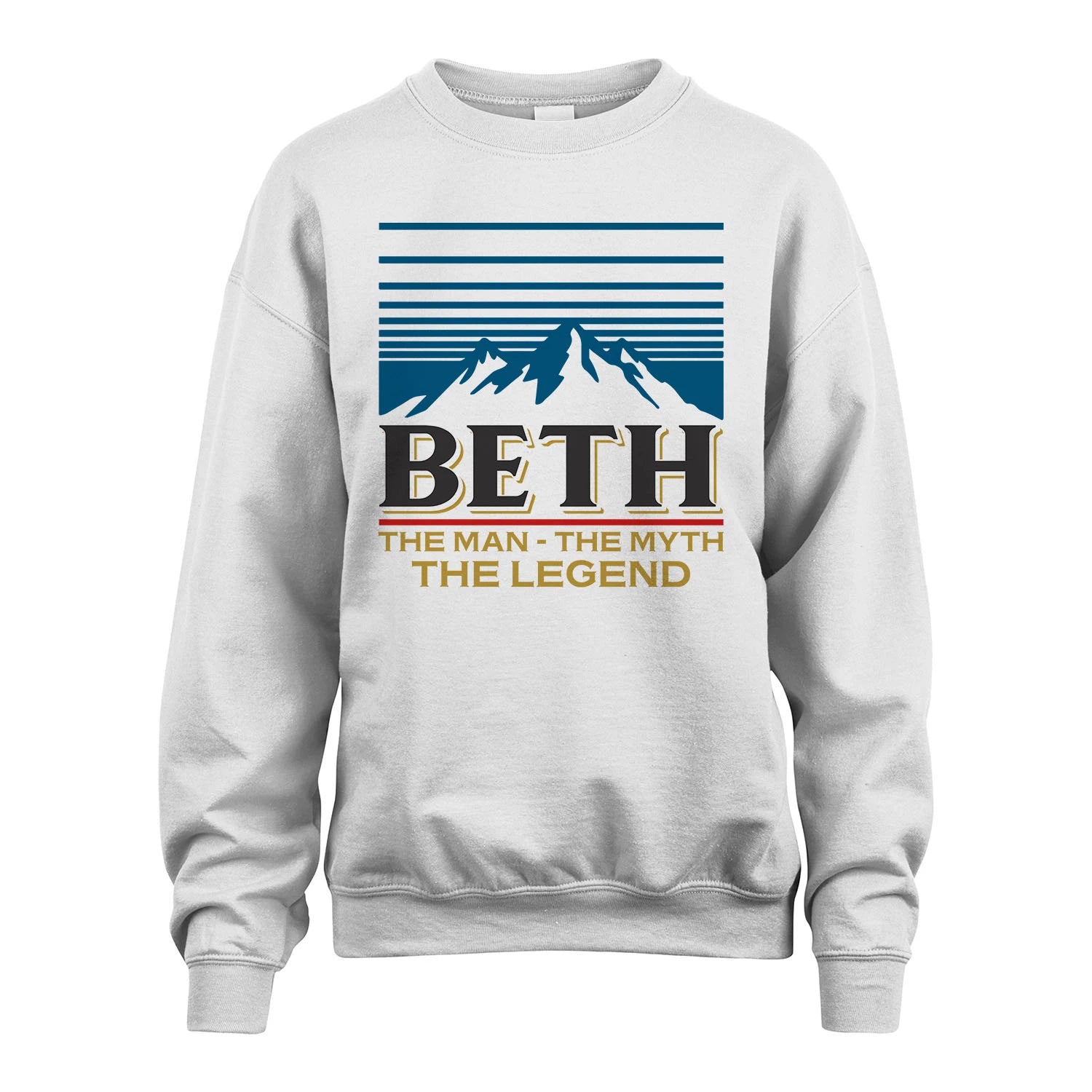 The Man The Myth The Legend Vintage Mountain Shirt BETH M1-19