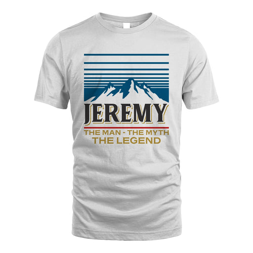 The Man The Myth The Legend Vintage Mountain Shirt JEREMY M1-19