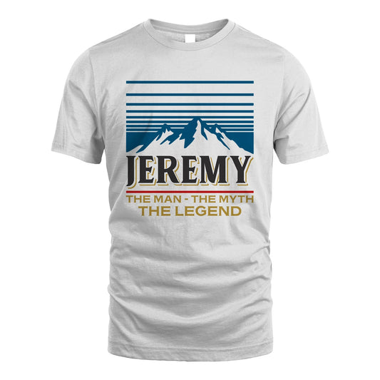 The Man The Myth The Legend Vintage Mountain Shirt JEREMY M1-19