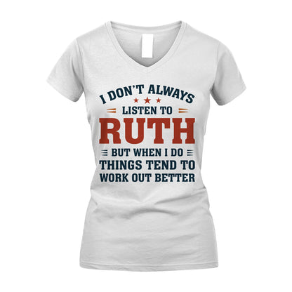 I Don't Always Listen To... RUTH M1-2