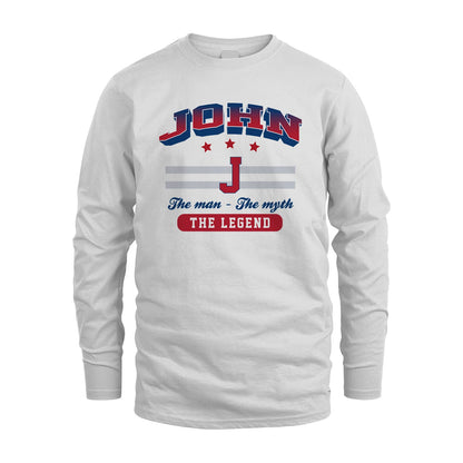 The Man The Myth The Legend With Your Name Shirt JOHN M1-35