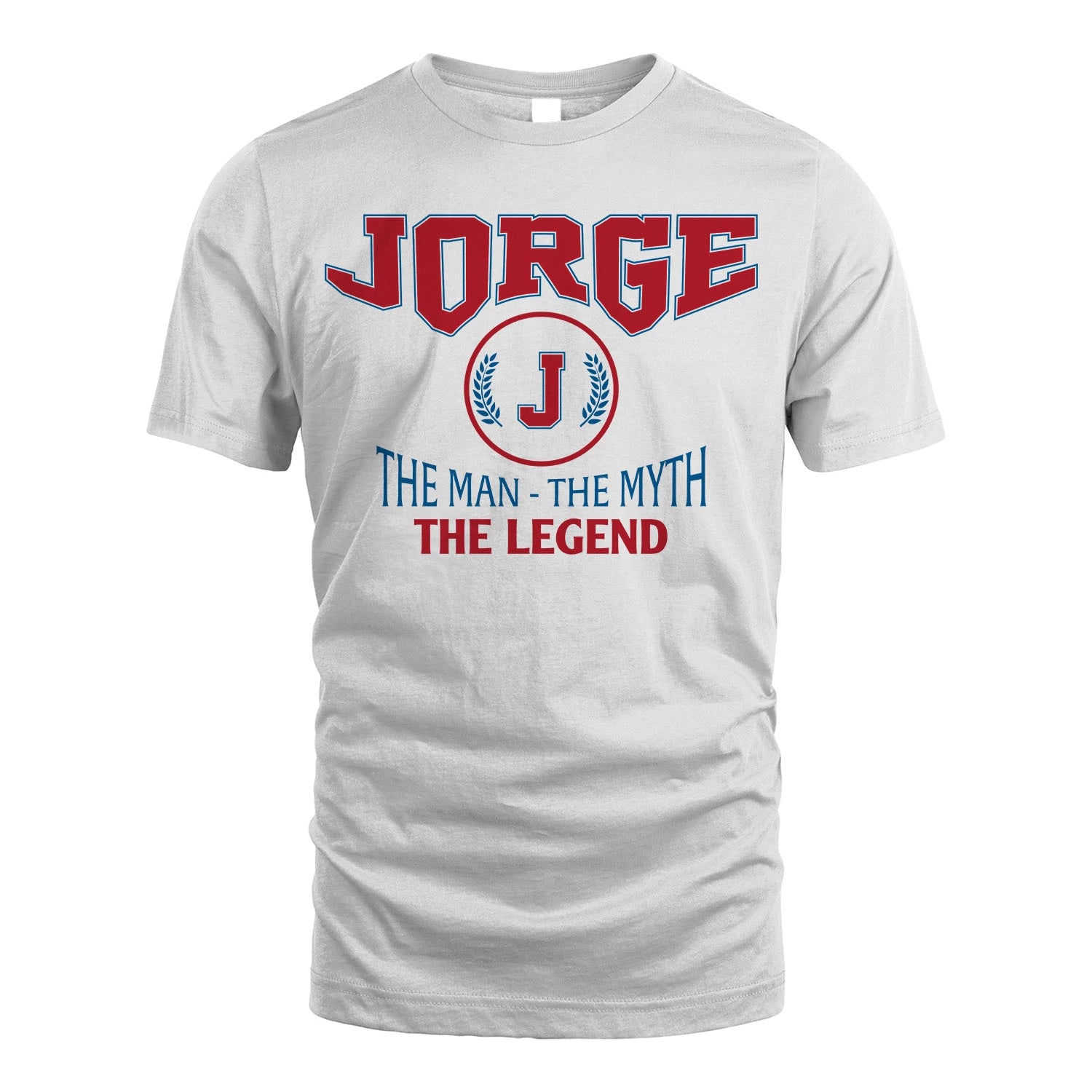 The Man The Myth The Legend Jet Style Shirt JORGE M1-9