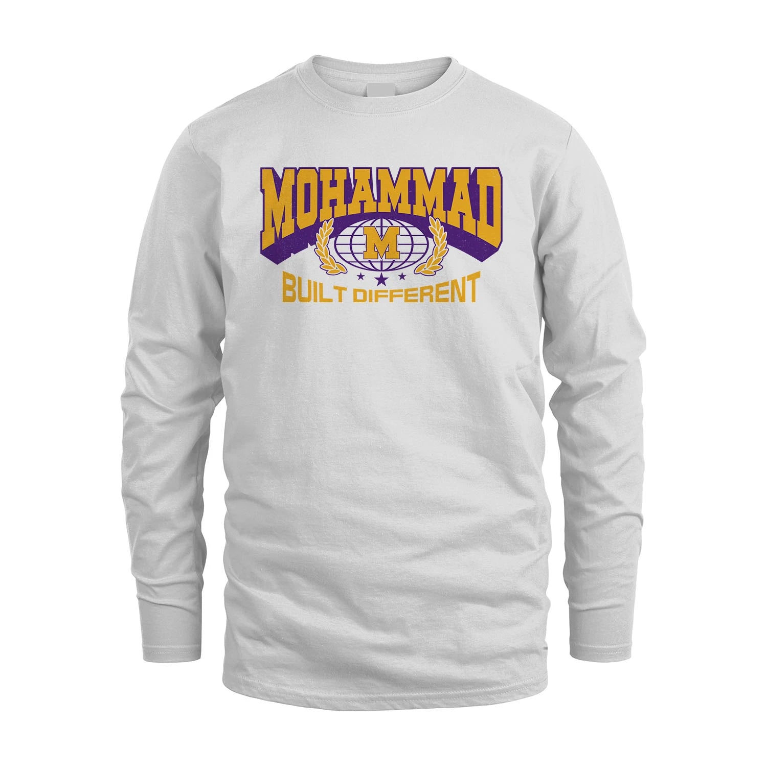 Your Name Built Different Sporty Shirt MOHAMMAD M1-32
