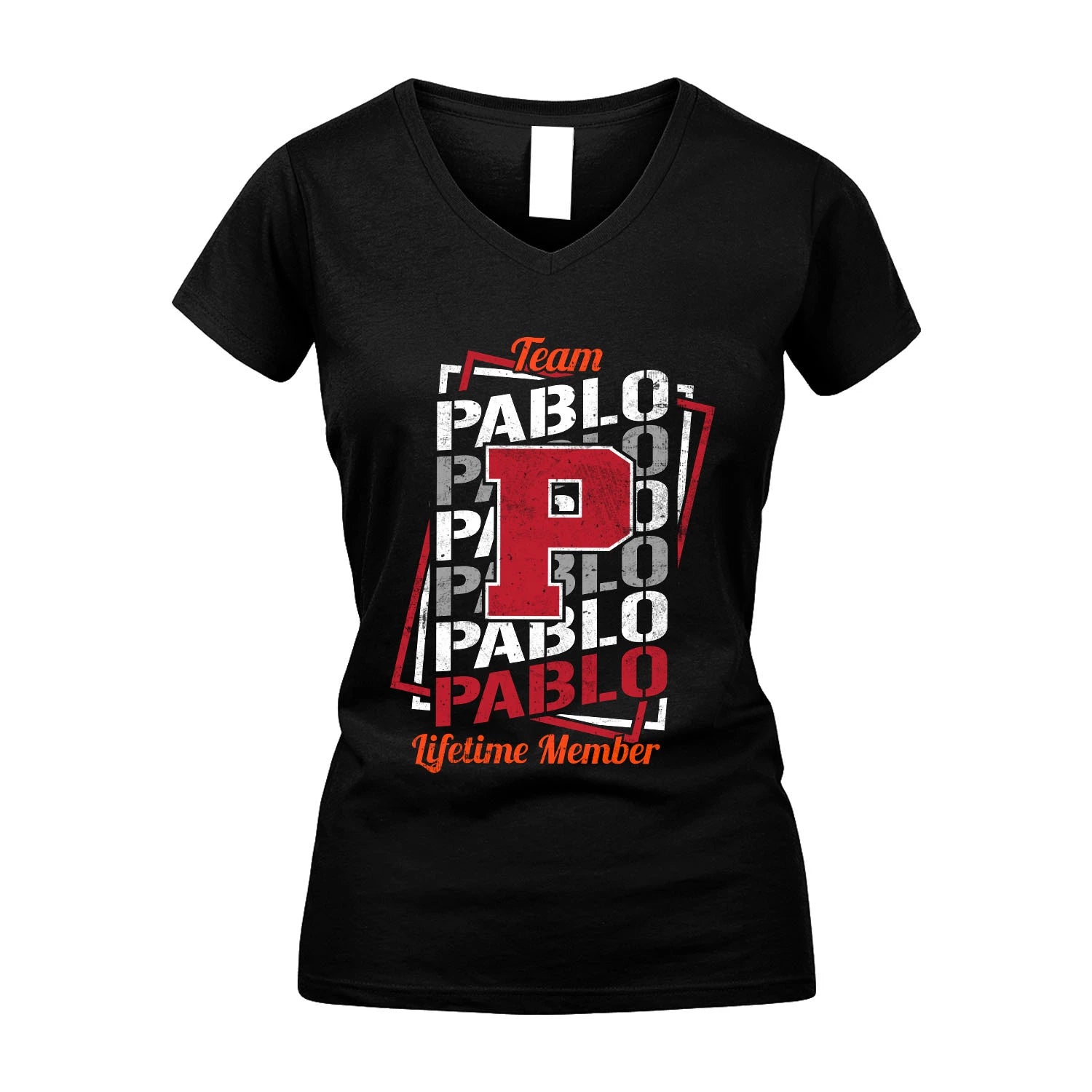 Team Your Name Lifetime Member Sporty Shirt PABLO M1-25