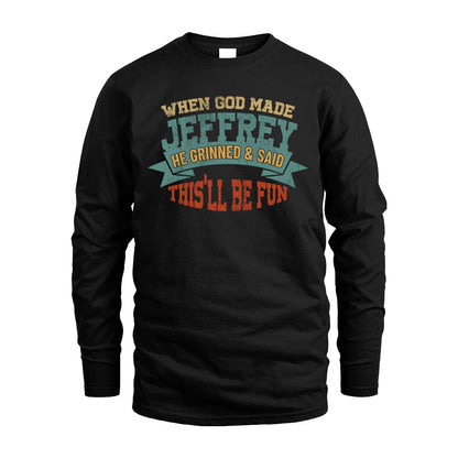 The Man The Myth The Legend Sporty Shirt JEFFREY M1-15