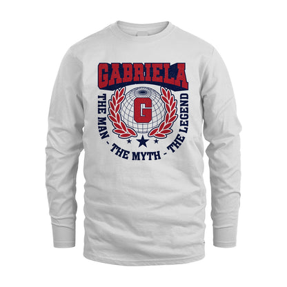 The Man The Myth The Legend Logo Shirt GABRIELA M1-30