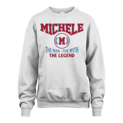 The Man The Myth The Legend Jet Style Shirt MICHELE M1-9