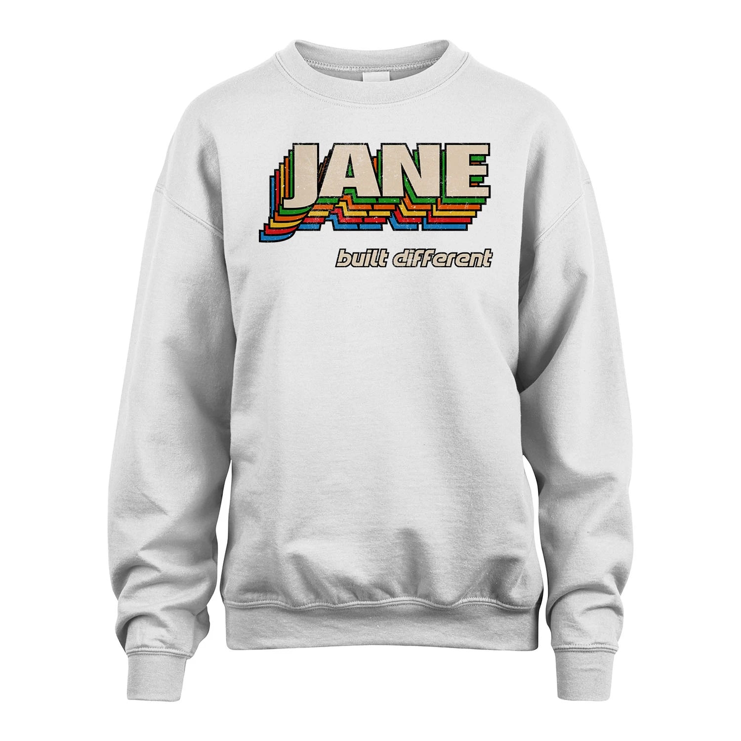Your Name Built Different Retro Shirt JANE M1-26