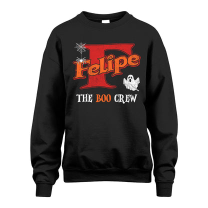 The Boo Crew Halloween Custom Name Shirt FELIPE M1-22