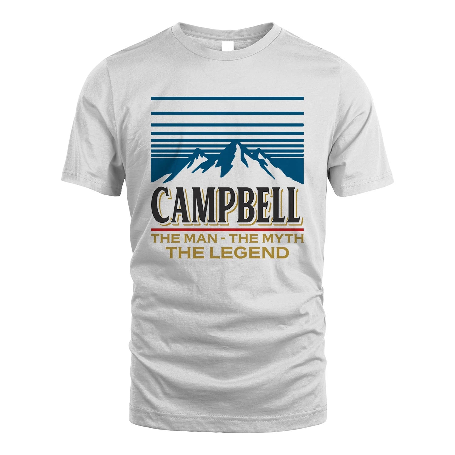 The Man The Myth The Legend Vintage Mountain Shirt CAMPBELL M1-19