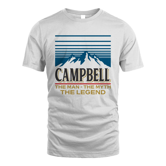 The Man The Myth The Legend Vintage Mountain Shirt CAMPBELL M1-19