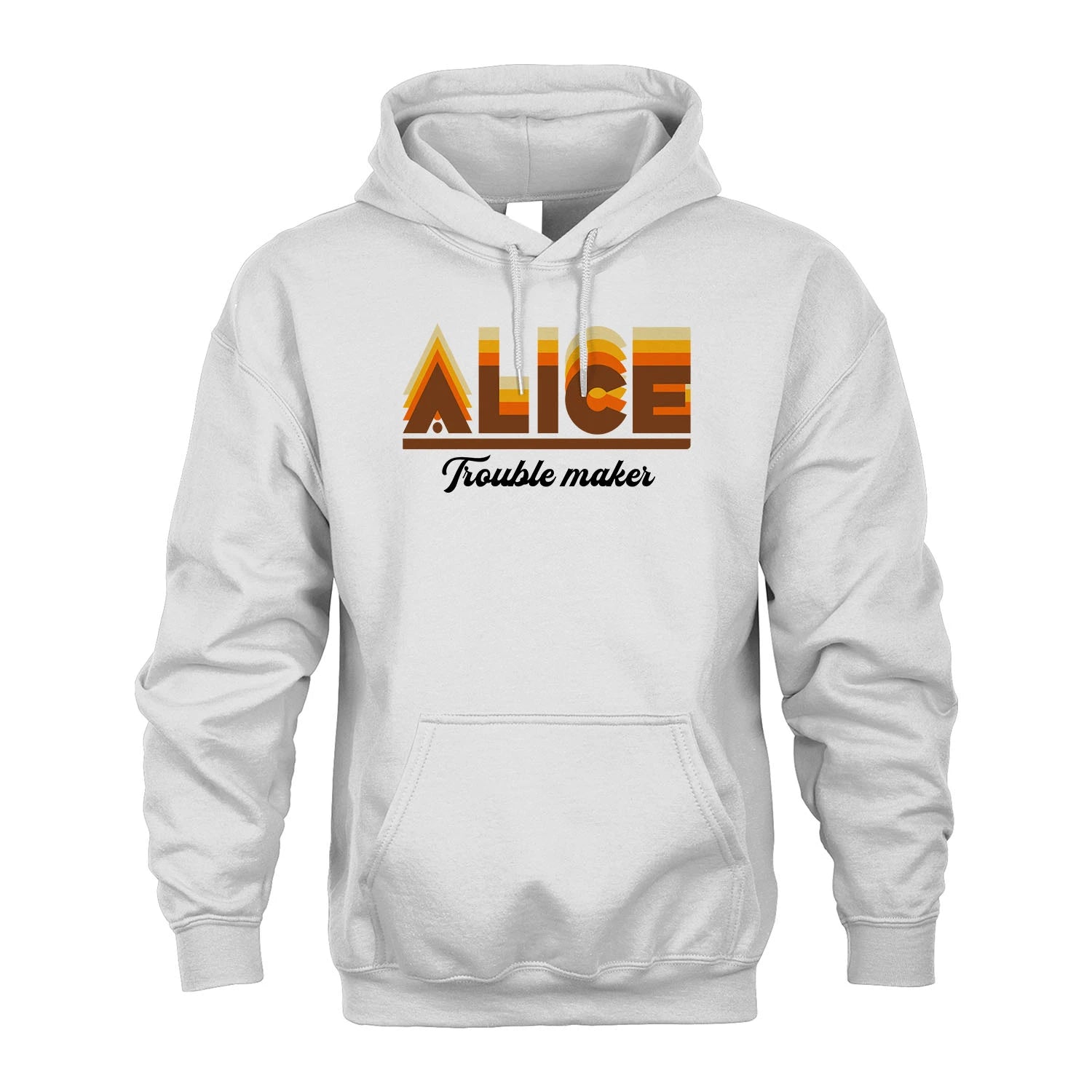 Your Name Trouble Maker Funny Shirt ALICE M1-34