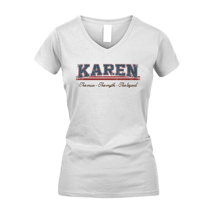 The Man The Myth The Legend Vintage Shirt KAREN M1-6