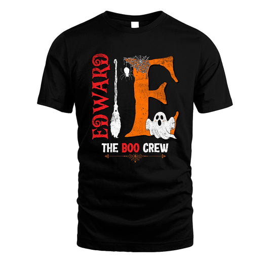 The Boo Crew Halloween With Your Name Shirt EDWARD M1-23