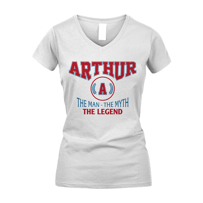 The Man The Myth The Legend Jet Style Shirt ARTHUR M1-9