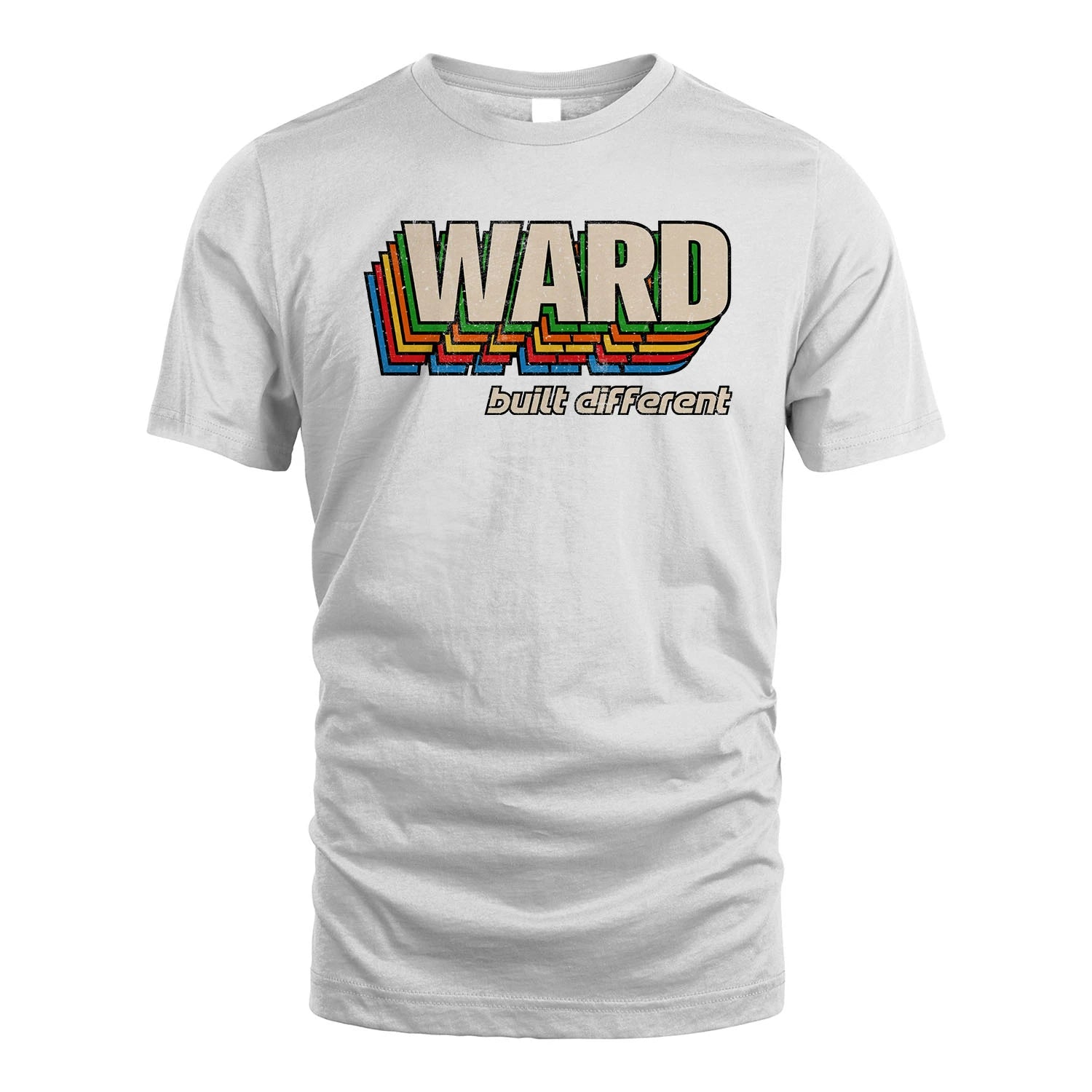 Your Name Built Different Retro Shirt WARD M1-26
