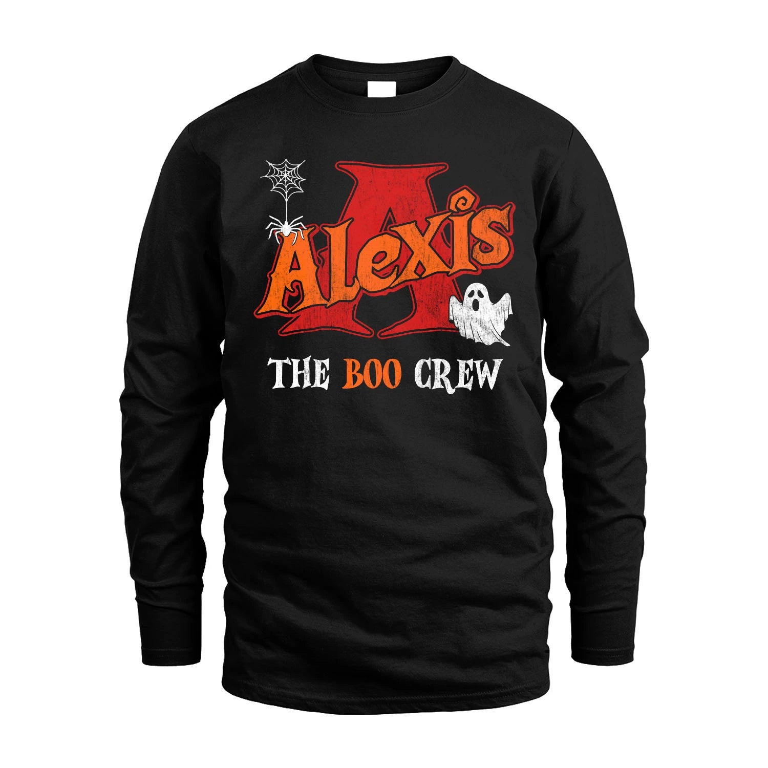 The Boo Crew Halloween Custom Name Shirt ALEXIS M1-22