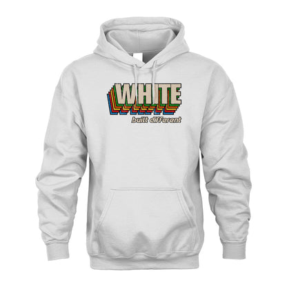 Your Name Built Different Retro Shirt WHITE M1-26