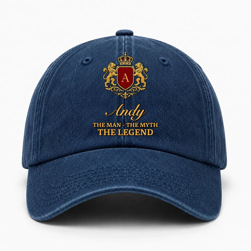 The Man The Myth The Legend Royal Blue Cap ANDY 13K1 C49PF
