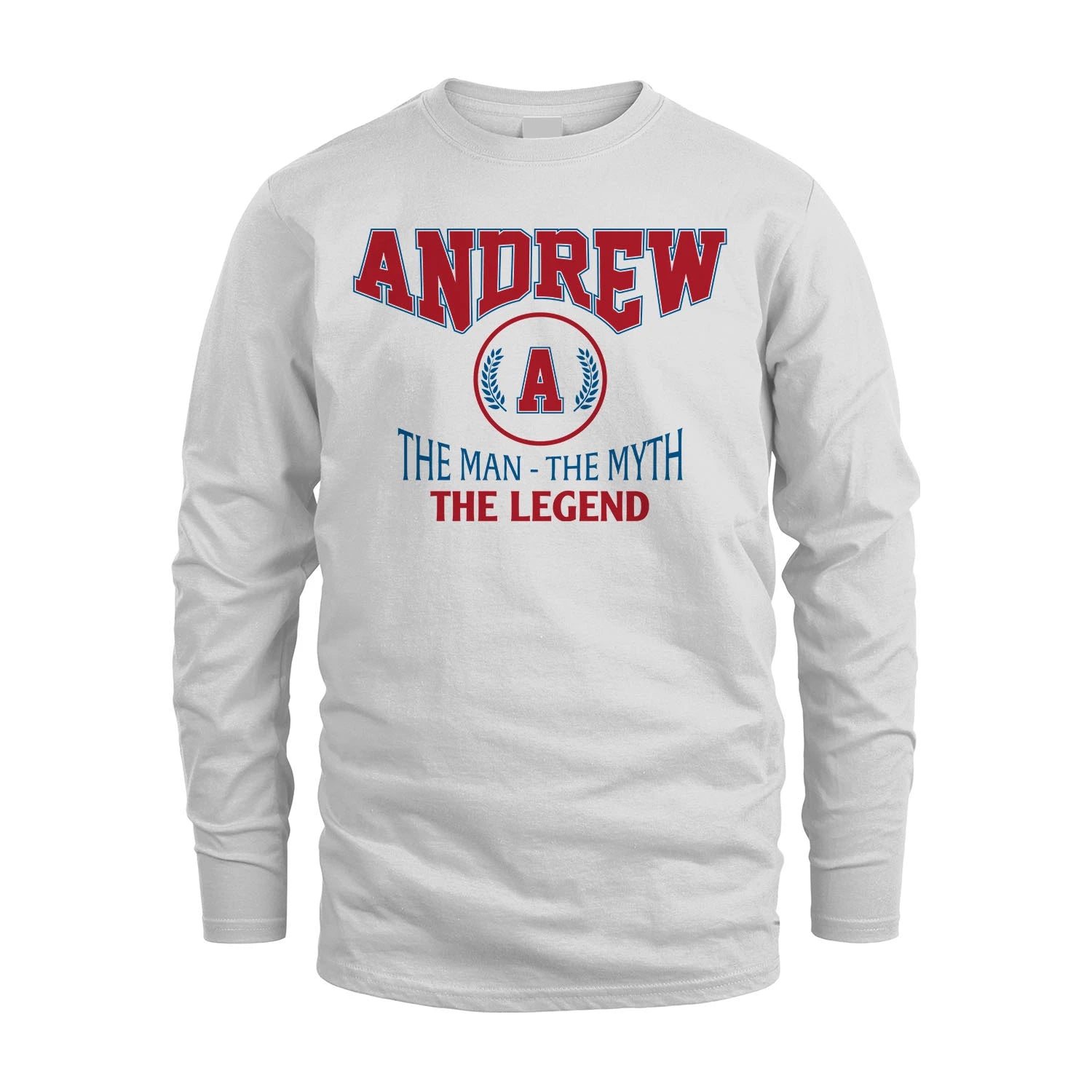 The Man The Myth The Legend Jet Style Shirt ANDREW M1-9