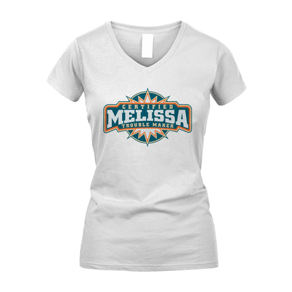 Certified Your Name Trouble Maker Shirt MELISSA M1-36