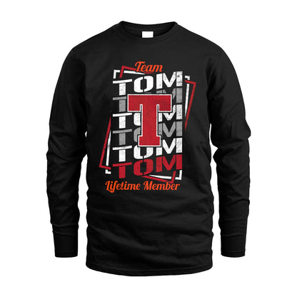 Team Your Name Lifetime Member Sporty Shirt TOM M1-25
