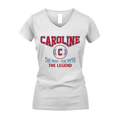 The Man The Myth The Legend Jet Style Shirt CAROLINE M1-9