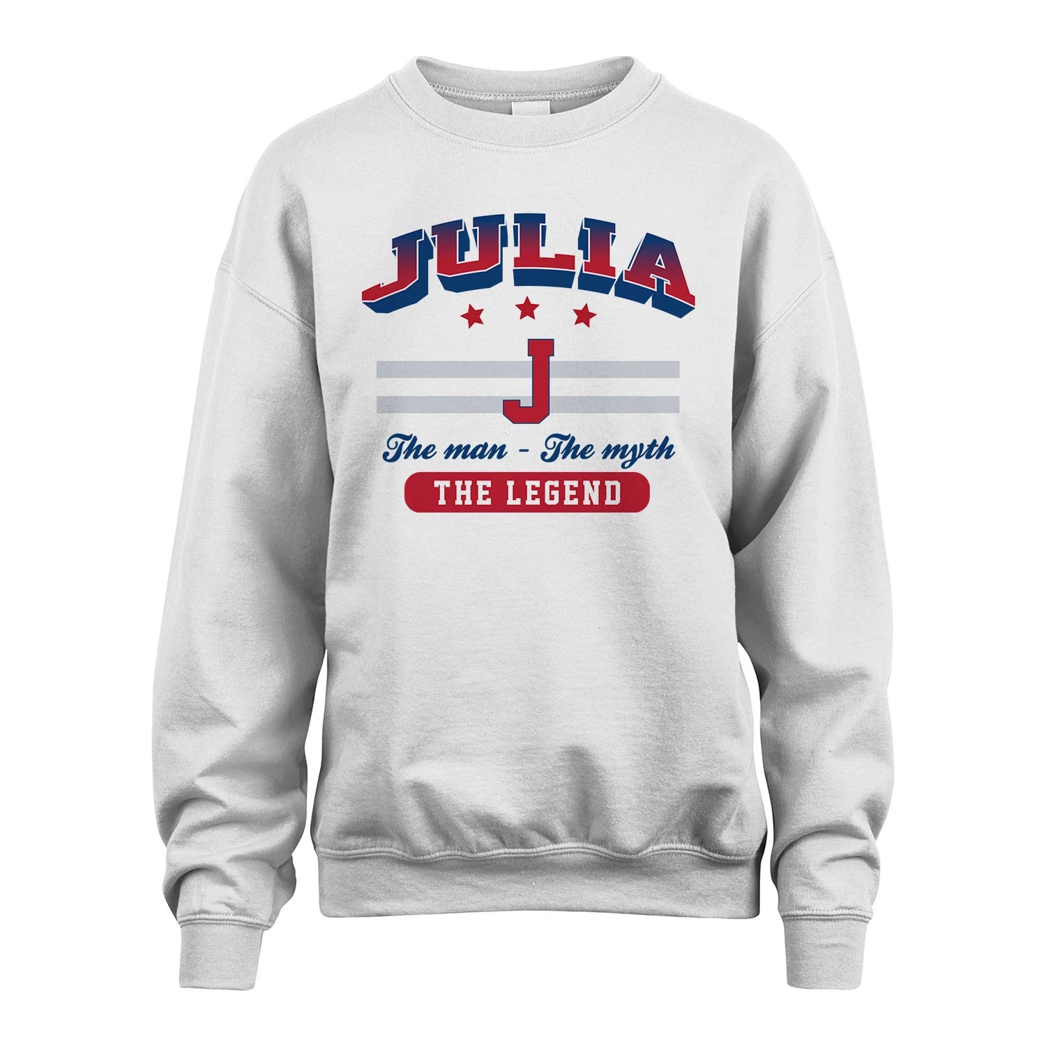 The Man The Myth The Legend With Your Name Shirt JULIA M1-35