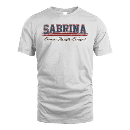 The Man The Myth The Legend Vintage Shirt SABRINA M1-6