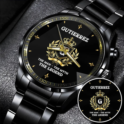 The Man The Myth The Legend King Crown Watch GUTIERREZ M1-W4
