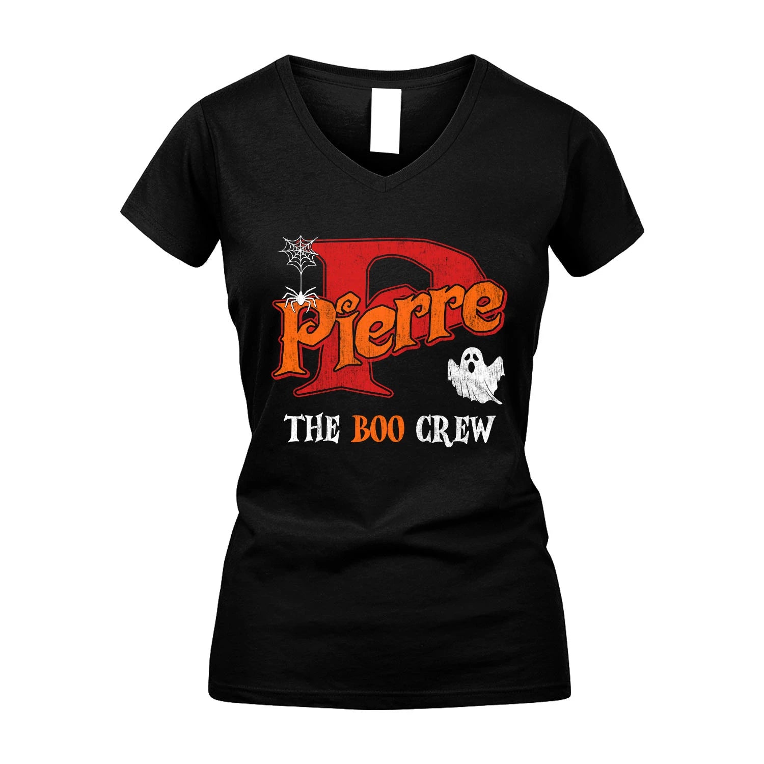 The Boo Crew Halloween Custom Name Shirt PIERRE M1-22