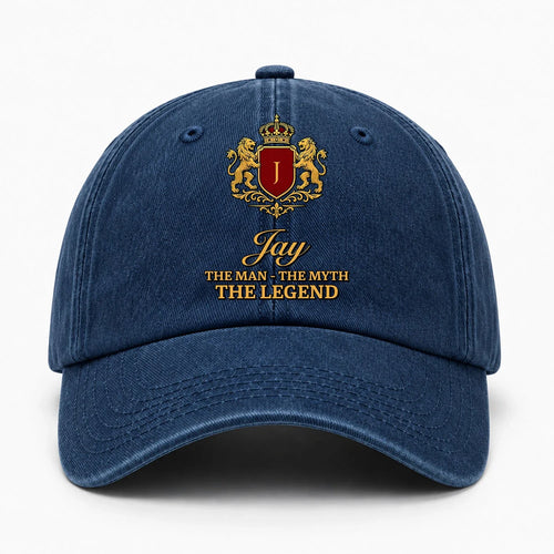 The Man The Myth The Legend Royal Blue Cap JAY 13K1 C49PF