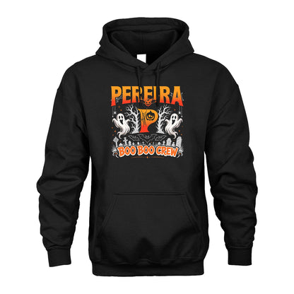 Boo Boo Crew Halloween Custom Name Shirt PEREIRA M1-28