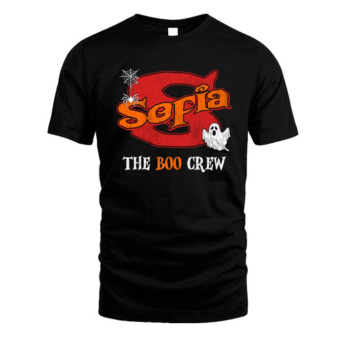 The Boo Crew Halloween Custom Name Shirt SOFIA M1-22