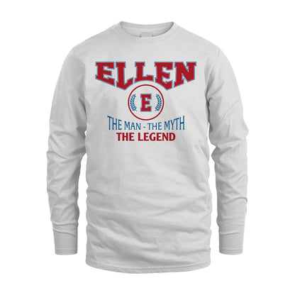 The Man The Myth The Legend Jet Style Shirt ELLEN M1-9
