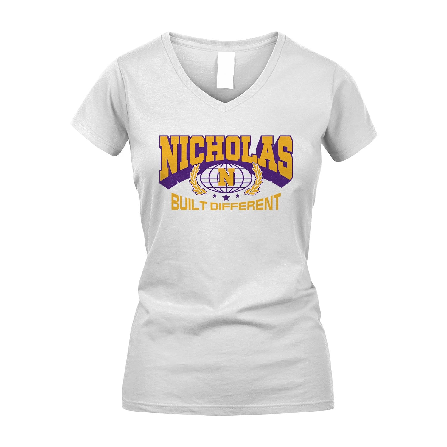 Your Name Built Different Sporty Shirt NICHOLAS M1-32