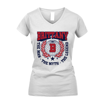 The Man The Myth The Legend Logo Shirt BRITTANY M1-30