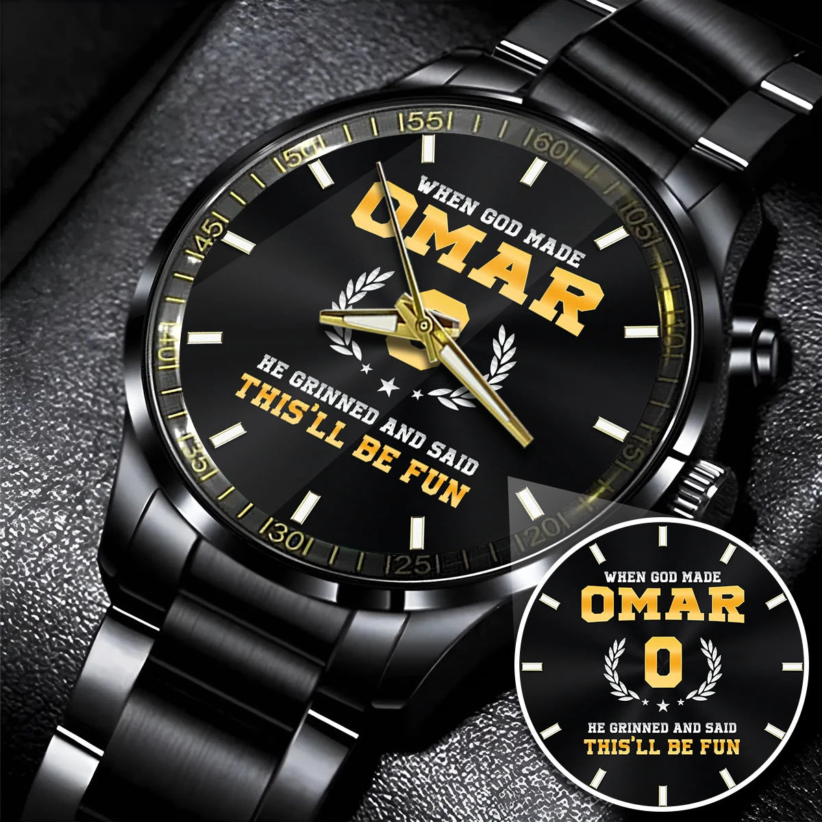 When God Made He Grinned And Said This'll Be Fun Watch OMAR M1-W7