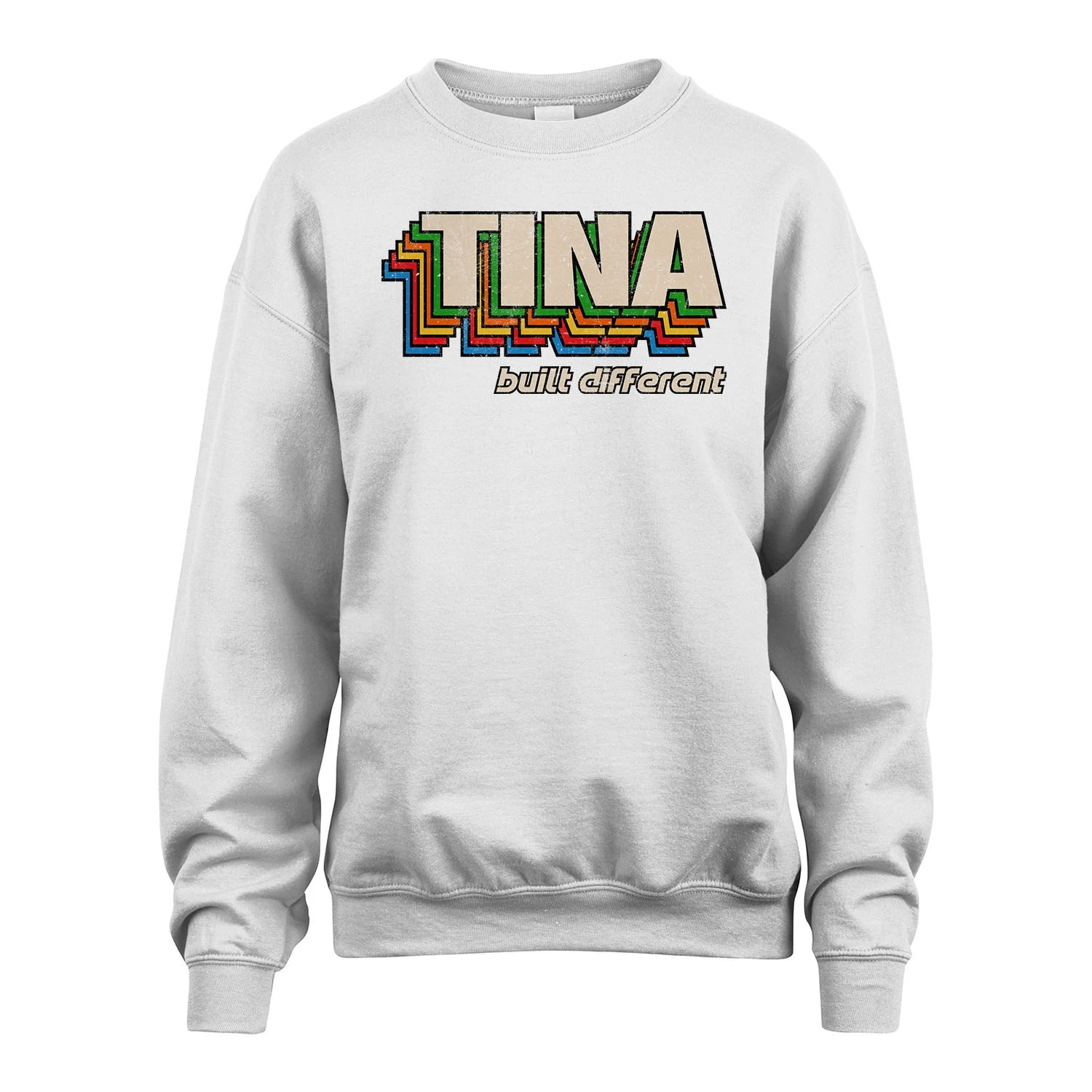 Your Name Built Different Retro Shirt TINA M1-26