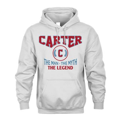 The Man The Myth The Legend Jet Style Shirt CARTER M1-9