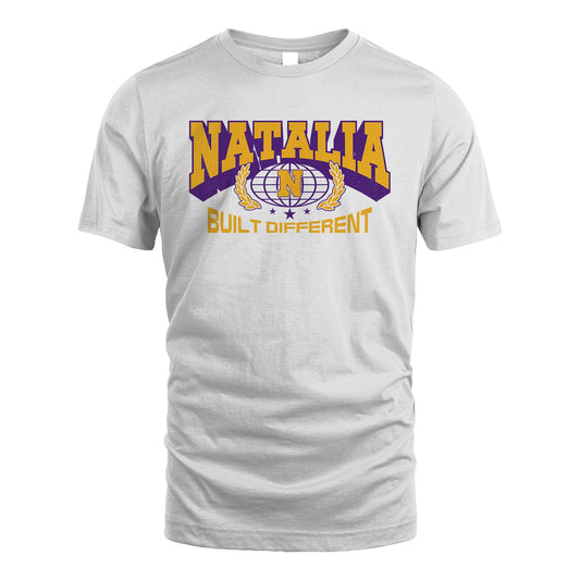 Your Name Built Different Sporty Shirt NATALIA M1-32