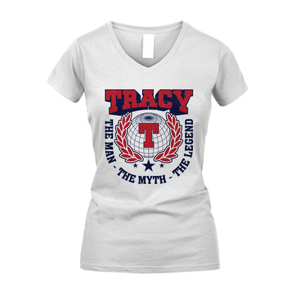 The Man The Myth The Legend Logo Shirt TRACY M1-30