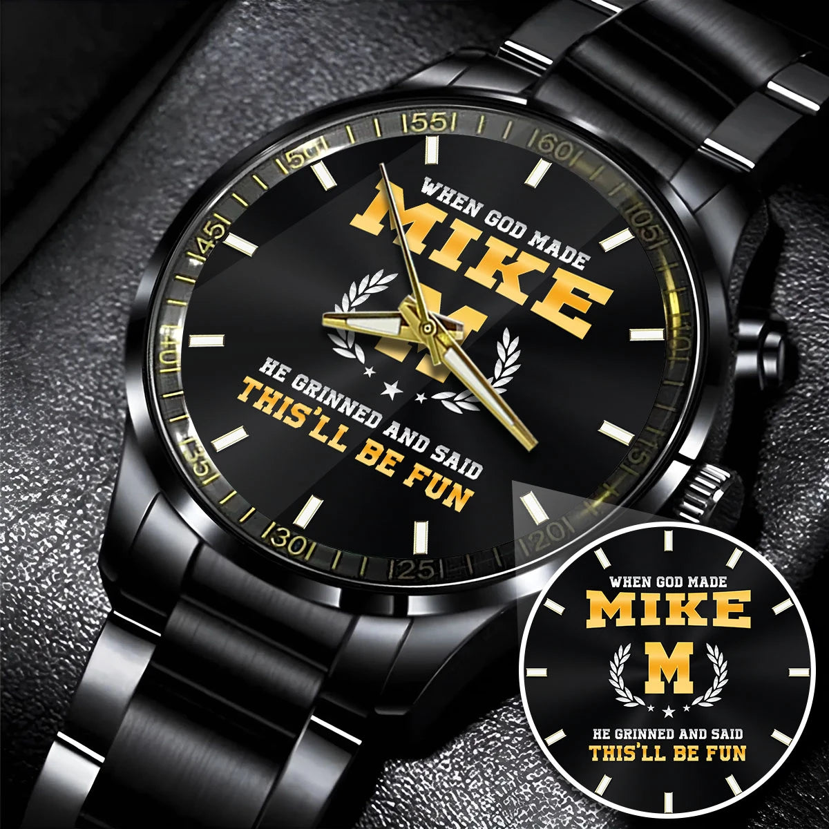 When God Made He Grinned And Said This'll Be Fun Watch MIKE M1-W7