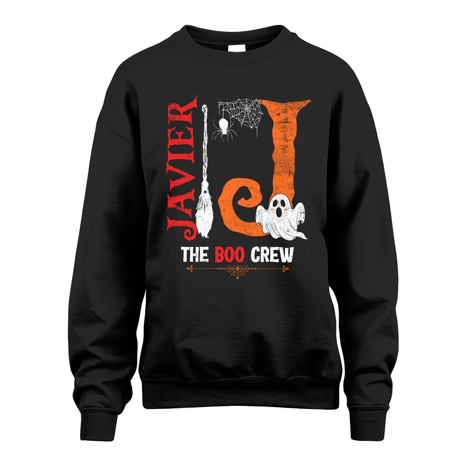 The Boo Crew Halloween With Your Name Shirt JAVIER M1-23