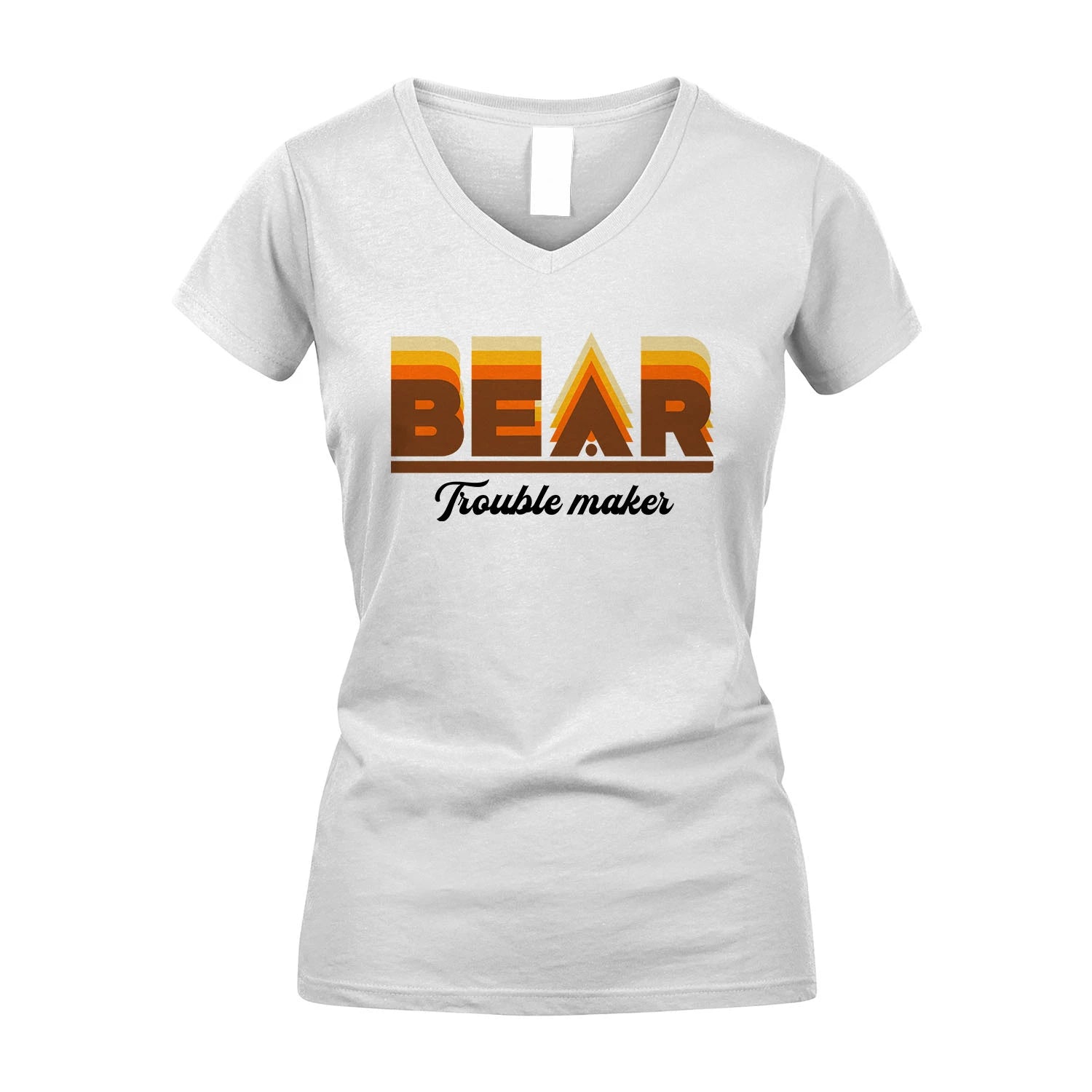 Your Name Trouble Maker Funny Shirt BEAR M1-34