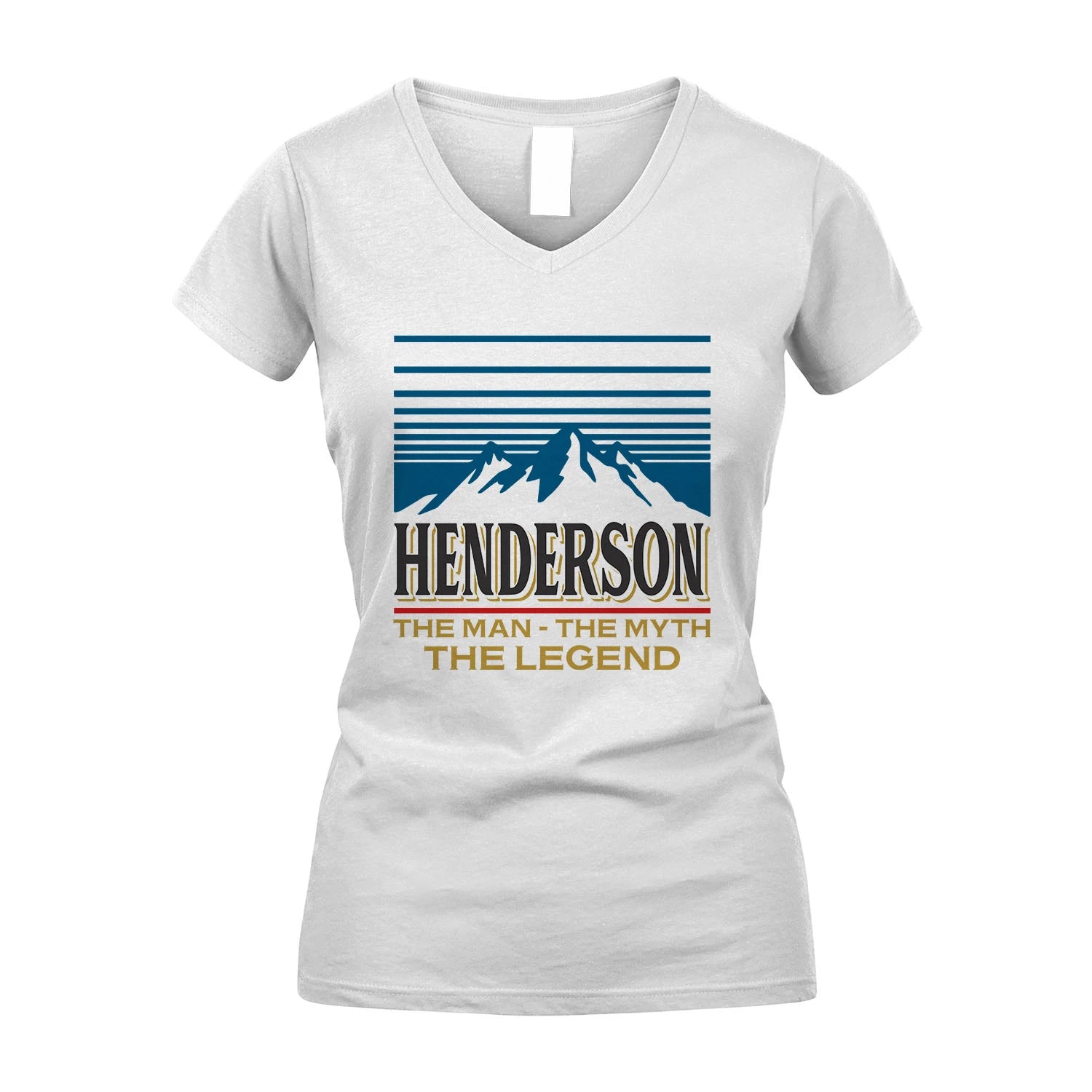 The Man The Myth The Legend Vintage Mountain Shirt HENDERSON M1-19