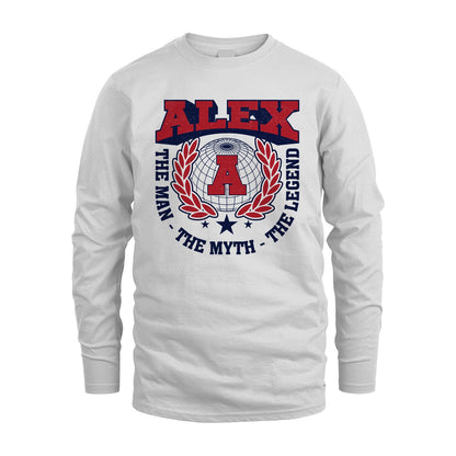 The Man The Myth The Legend Logo Shirt ALEX M1-30