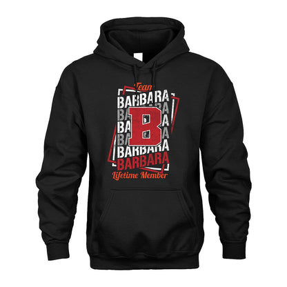 Team Your Name Lifetime Member Sporty Shirt BARBARA M1-25